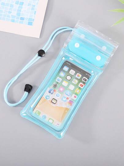 High Quality PVC Air Cushion Waterproof Phone Pouch, Touchscreen, Suitable For Boating, Swimming, Outdoor Activities