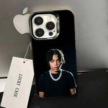 Funda para DD O-Osama Rapper compatible con 17,16,15,14,13,12,11,Pro,Max,Plus, cubierta negra mate a prueba de golpes - Z3 - Ver 7