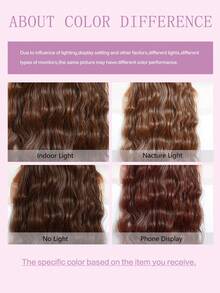 13X4 Synthetic Glueless Lace Front Wigs For Women Chocolate Brown /Black/Burgundy/Orange ColorLoose Wave Body Wave Lace Frontal Wig Pre Cut 180% Density (Bob Wigs 8-16inch Long Wigs 18-36 Inchs) Blended Hair