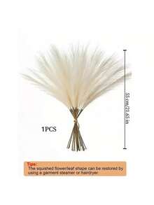 10Pcs Artificial Cattail Reeds, Tall And Fluffy, DIY Artificial Flowers, Cattail Grass, Bohemian Style Decoration, Suitable For Wedding Party Decoration, Home Living Room And Bedroom Decoration, Vase Flower Arrangement, DIY Photography Props, Birthday And Graduation Gifts, Autumn Decoration. - Multicolor - View 2