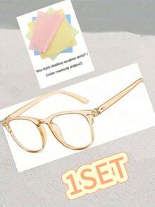 6PCS/2PCS - Anti Blue Light Glasses, Male And Female Computer Reading/Gaming/TV/Mobile Phone Glasses, Anti Eye Fatigue And UV Protection, Sports Glasses