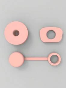 3 件套防溢塞套装，适用于 2.0 40 盎司 30 盎司杯子，配件包括吸管盖、固定防漏塞和盖子防溢塞，透明学校用品，返校，适用于 8-10 毫米杯子配件 - 彩色 - 查看 28