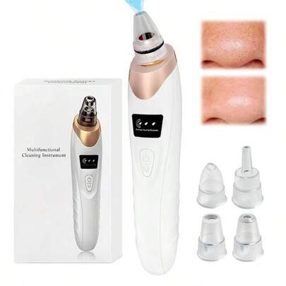 Electric Blackhead Remover, Facial Pore Remover, Nose Blackhead Suction Remover, Best Blackhead Vacuum Cleaner Set, Beauty Equipment
