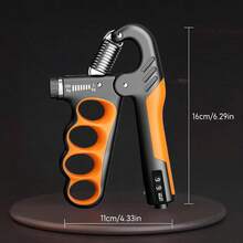 Grip Strength Trainer, Adjustable Resistance 5-100 Kg Grip Strengthener, Non-Slip Counting Hand Gripper For Muscle Building