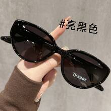 Women Fashion Glasses - 亮黑色 - 查看 2