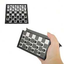 Bộ cờ vua mini từ tính, bộ cờ vua quốc tế gấp gọn di động, cờ vua từ tính 12,7cm, trò chơi cờ caro cổ điển hai bàn, thích hợp cho du lịch gia đình, kích thước nhỏ gọn, bàn cờ bằng nhựa, trò chơi để bàn cổ điển dành cho lứa tuổi 14+, thích hợp cho tương tác gia đình, xây dựng đội nhóm văn phòng, cắm trại ngoài trời, tiệc tùng, du lịch, tụ họp, trò chơi tương tác nhiều người chơi, trò chơi năm mới, trò chơi đám cưới, trò chơi sinh nhật. - Nhiều màu - Xem 8