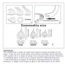1pc Elegant Modern Minimalist Candleholder - Wooden Table Centerpiece, Natural Wood Grain, Candlelight Accent For Living Room, Dining Table, Wedding, Party Decor - Home Decoration Gift Idea, Candle Holder Decor, Ambient Lighting, Sleek Design, Handcrafted Elegance - Original Wood Color - View 8