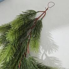 Christmas Vine Artificial Plant Pine Needle Vine Wreath Decor, Faux Green Plant Vine - Multicolor - View 7