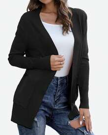 Women Sports Cardigans - Apricot - View 9