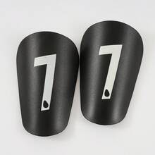 1 Pair Mini Master #7 Football Shin Guards, Thick & Durable Mini Football Shin Pads, Suitable For All Seasons