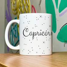 JPS INFO Caneca Signos Minimalista - Capricórnio - 325ml