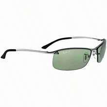 Ray-Ban Polarized Green Classic G-15 Rectangular Men's Sunglasses RB3183 004/9A 63 |  | Men Sunglasses - Multi - View 2