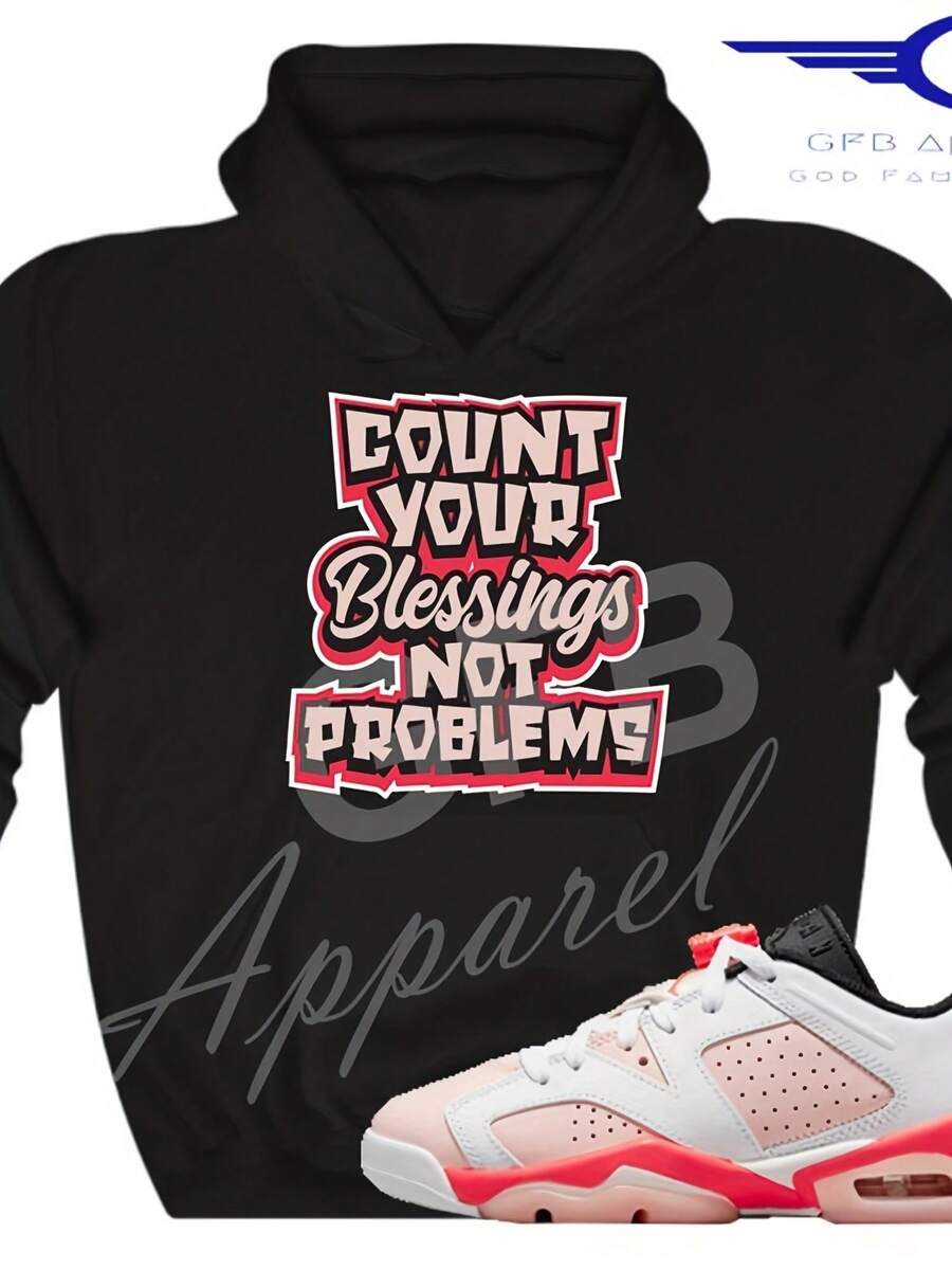 Blessings Not Problems Hoodie To Match Atmosphere 6 Hoodie, Atmosphere 6 Hoodie Sneaker Hoodie,Autumn/Winter Hoodie Autumn Set - 款式14 - 查看 1