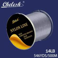 Chelesh 500米/546码高品质单丝尼龙钓鱼线，适用于海钓、淡水钓鱼（台湾地区），多种强度可选，经久耐用，结实可靠，可作为钓鱼礼品、圣诞装饰线或珠宝DIY串珠线。 - 彩色 - 查看 72