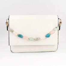 1pc Elegant Gemstone Phone Lanyard With Gold Clasp - Perfect For Hanging Phone Or Small Accessories