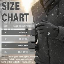 WESTWOOD FOX Guantes de invierno para pantalla táctil, antideslizantes, cálidos, resistentes al viento, térmicos, para hombres y mujeres, conducir - Gris - Ver 9