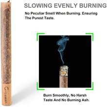 Unbleached Tubes, 84mm Classic Tubes, Easy Draw, Natural Smooth Taste, 30 Count - 自然的 - 查看 4