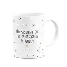 JPS INFO Caneca Signos Minimalista - Touro - 325ml