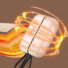 Winter USB Rechargeable Magnetic Detachable Hand Warmer, 2-In-1 Mini Portable, Flame Retardant Material, Display Battery Level & Gear, Single Unit With 3000mAh Battery, Super Long Lasting - Pink - View 7