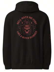 Witch Scorned Uni Hoodie Witchy Metalhead Style - 款式18 - 查看 1