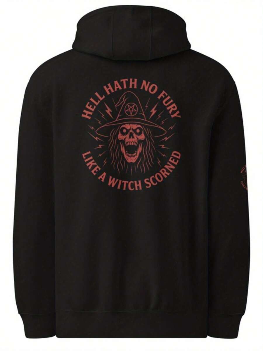 Witch Scorned Uni Hoodie Witchy Metalhead Style - 款式18 - 查看 1