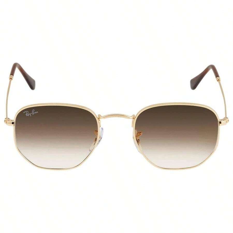 Ray-Ban Hexagonal Light Brown Gradient Unisex Sunglasses RB3548 001/51 51 | | Men Sunglasses - 多 - 查看 1