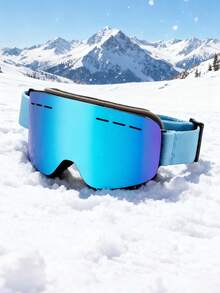 Lunettes de ski pour sports d'hiver, vision large avec sangle réglable, respirantes et confortables, conviennent pour le ski, le patinage sur glace, le ski alpin, accessoires de ski d'hiver