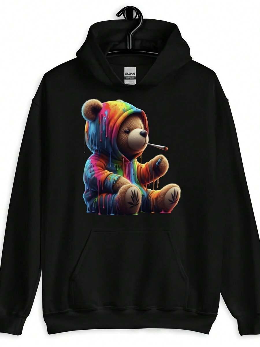 Okin Teddy Uni Hoodie 420 Hippie Fall,Autumn/Winter Hoodie Autumn Set - 款式3 - 查看 1