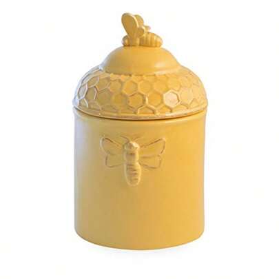 Ceramic Goody Jar Honeycomb