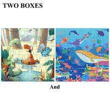 Children's Puzzles Toys For 3-6 Years Old, Paper-Based Jigsaw Puzzle, Educational Toys Early Childhood Cognitive Puzzles DIY Boys And Girls Intellectual Development Toys