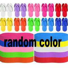 12/24双一次性足疗拖鞋散装EVA一次性人字拖套装足疗水疗凉鞋客用拖鞋成人足部美甲沙龙派对用品旅游酒店家居 - 彩色 - 查看 11