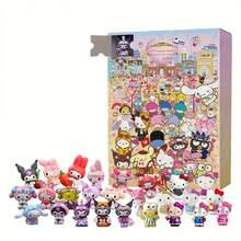 Hello Kitty Christmas Countdown Calendar - 24 Cute Character Surprise Blind Boxes, Resin Holiday Advent Calendar, Suitable For Party And Collector's Gifts (No Batteries Required), Holiday Decor, Fun Design And Exquisite Illustrations, Christmas Decorations, Women's Advent Calendar, Christmas Advent Calendar - View 4