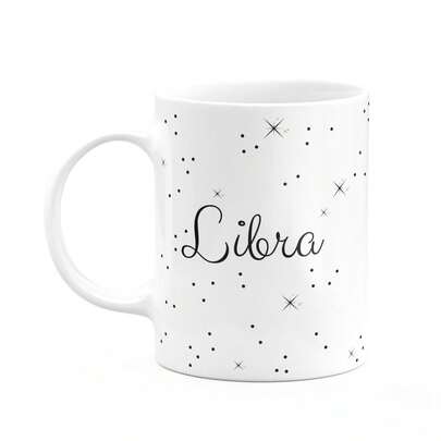 JPS INFO Caneca Signos Minimalista - Libra - 325ml