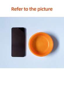 4pcs Assorted Multi-Color Reusable Plastic Pet Bowls For Puppies & Kittens, Feeding & Drinking Bowls, Pet Birthday Party Supplies (Rose Red, Blue, Blue, Yellow, Green)