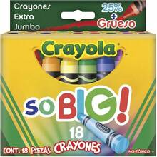 18 Crayones Jumbo, Popular styles for  2025 year - 18 Crayones + Escolar,pegamento blanco - Ver 3
