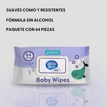Toallitas humedas para bebe, sin alcohol, ideal para tu porta toallitas, por mayoreo, caja con 12 paquetes de 64 toallitas (768 toallitas) White Rain - 1 - Ver 8