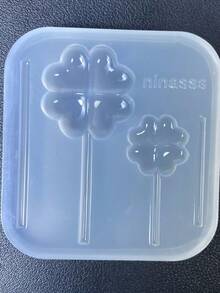 幸运草棒棒糖树脂浇铸模具，硅胶模具配件，树脂液体模具，树脂钥匙扣硅胶模具，树脂模具 - 矽膠 - 查看 5