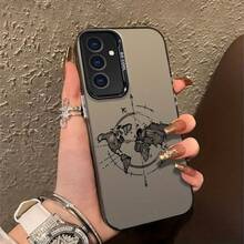 Diseños FL de moda Protección completa innovadora Resistente al polvo Cubierta elegante para Galaxy S24Ultra/S24Plus/S24/S23Ultra/S23+/S23Fe/S23/S22Ultra/S22+/S21Ultra/S21+/S21Fe/S21/S20+/S10+/S10/Note9/Note20Ultra/A72/A71/A70/A145G Funda para teléfono inteligente - Negro - Ver 2