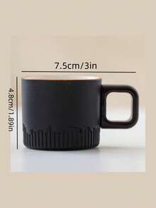 Mini Vintage Holzgriff Keramik Espresso Tasse, Keramik Teetasse, Holzgriff Japanische Keramik Kleine Kaffeetasse, Verlaufende Glasur Teetasse, Keramik Kung Fu Kleine Teetasse, Einzelne Haupttasse, Nachmittags Tee Geschenkbox Set, Espresso Tasse, Japanische Einfache Mini Kaffeetasse. Einfaches saisonales Design, bequemer Griff, leicht zu reinigen, perfekt für Zuhause, Café und Bürogebrauch (Bitte beachten Sie die Größe) - Verschiedenfarbig - Übersicht 10