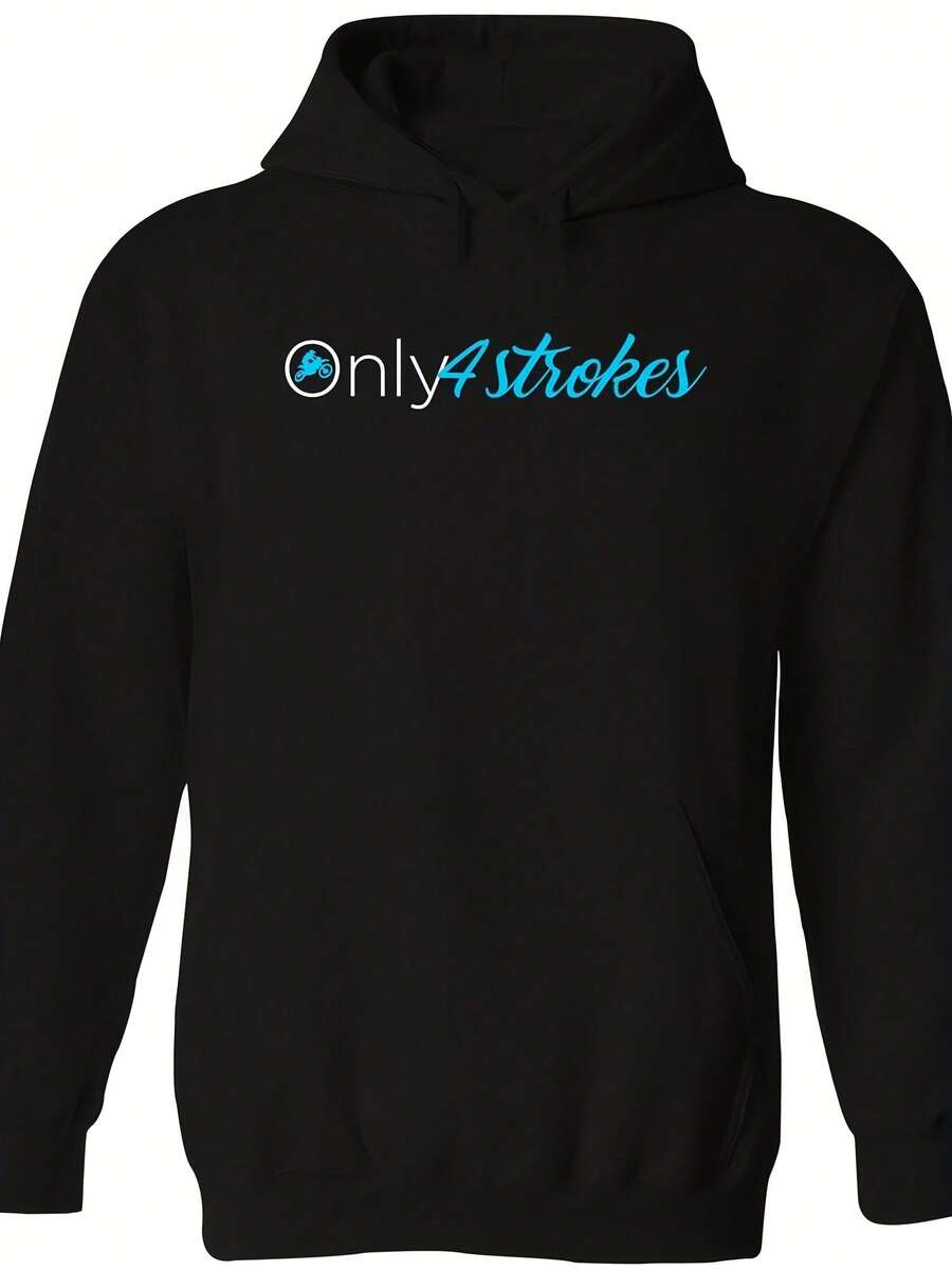 Only 4 Strokes Motocross Hoodie Pullover Sweatshirt Sweater Kawasaki Suzuki Dirt Bike Braap Braaap,Autumn/Winter Hoodie Autumn Set - 款式11 - 查看 1