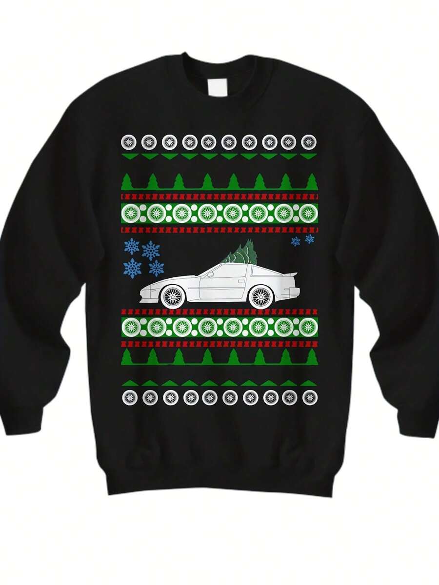 Car Like Z31 300zx Ugly Cistmas Sweater Hot Rod Day Sweatshirt Nissan Xmas Gift Drag Racing Drifting 300z Stance Collector Car - 款式5 - 查看 1