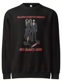 Witch Crew Neck Sweatshirt  Skeleton Crew Neck Pullover  Terrifier Sweatshirt  The Witch Curses The Terrified Uni Pm Sweatshirt - 款式13 - 查看 1
