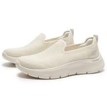 Skechers GO WARK FLEX 女士休闲鞋，一体式套脚步行鞋，轻便户外运动鞋，124847-OWHT - 乳白色 - 查看 3