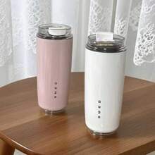 NEW 420ML 4 Color 316 Dual-Purpose Stainless Steel Travel Cup Beverage CUP Popular Coffee Cup With Cold Insulation Cup