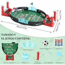 Futbolín Mini para Niños - Juego de Mesa de Fútbol Interactivo (3-12 Años) - Ideal para Regalos, Fiestas y Familia - 1 - Ver 4