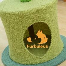 Furbulous Sunflower Cat Tree Scratching Post And Cat Tower With Hideaway - Medium75cm - View 7