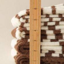 Knöchelsocken, Damen Twist Kabel Fleece Plüsch Hausschuh Socken dick warm thermisch Farbblock Innen Schlaf Socken, Schuhe, Frühling Sommer Auswahl, Brautjungfern Geschenke, Zimmer, Schlafzimmer Dekoration, Strand, Reisen, für Männer, für Frauen, Urlaub, Frauentag, Reiseaccessoires, Hochzeitsgeschenke, Y2k, Schlafzimmer, Autoaccessoires für Frauen, Küchendekoration - Verschiedenfarbig - Übersicht 9