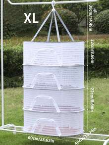 1个晾晒网,可用于晾晒鱼干、辣椒、萝卜、红薯、面条和其他干货。这款防蝇网可折叠,适用于阳台晾晒物品。它是一款家用晾晒网,可用于晾晒鱼干和蔬菜干。 - 彩色 - 查看 16