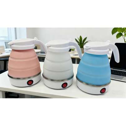 Hervidor eléctrico portátil y plegable de silicona 600 ml