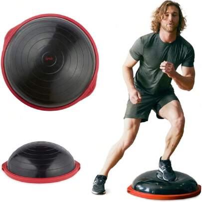Balance Trainer Pro - Bola de medio ejercicio con forma de cúpula con base antideslizante, para entrenamiento de equilibrio, fortaleza, tonificación y flexibilidad mejorada, 65 cm de diámetro,26995050